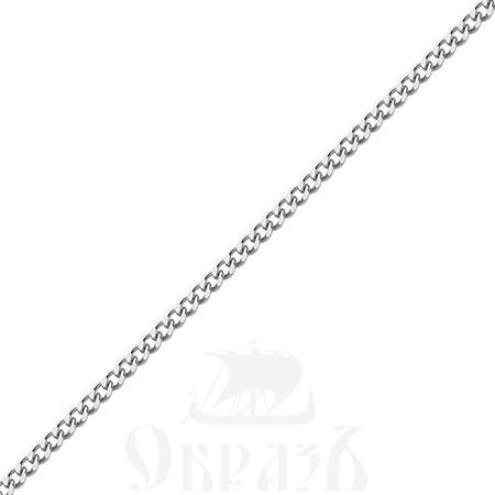 цепь плетение "панцирное" с алмазной огранкой серебро 925 пробы (арт. 9007030)